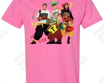 Vintage TLC T-shirt: 90s Hip-Hop R&B Music Fan Gift