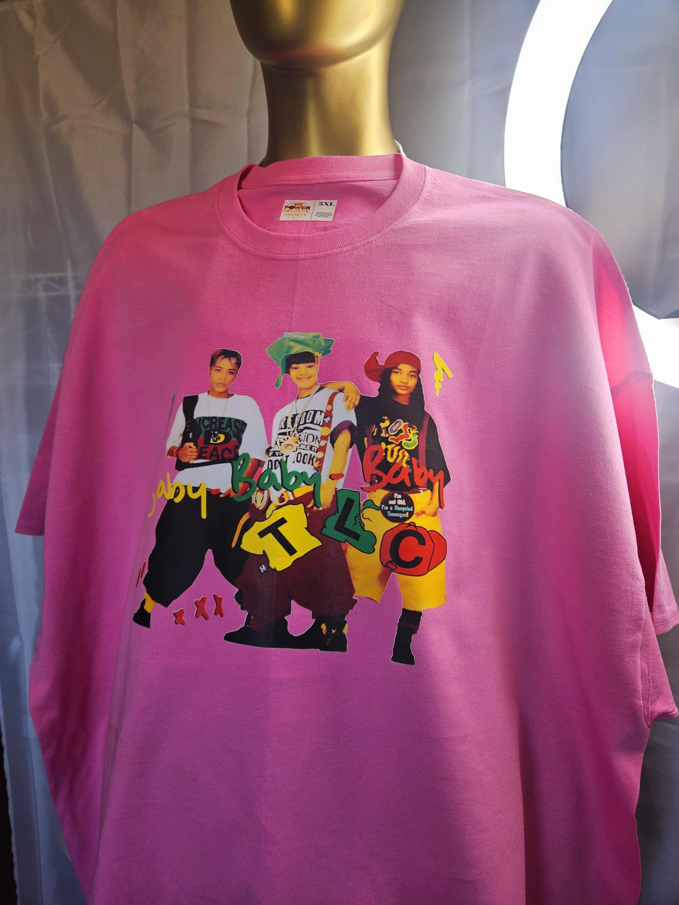 90s TLC VINTAGE LONG-T XL R&B 希少 Vintage tlc rap - Gem 【公式通販】
