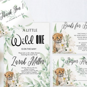 Cheetah Baby Shower - Etsy