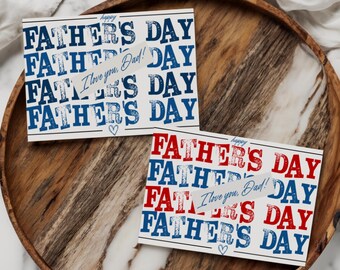 Plantilla editable para tarjeta del Día del Padre / Diseño grunge llamativo / Tarjeta imprimible para papá / Descarga instantánea / Personalízala con tu mensaje