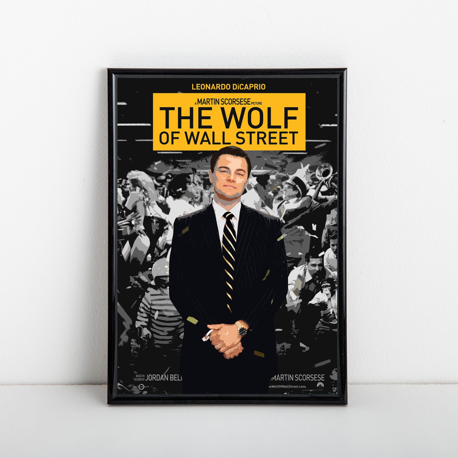 Wolf of Wall Street Poster Unique Print | Wall Art | Stylized