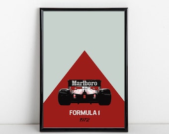 Formula 1 Poster Unique Print | Wall Art | Racing Motorsport Enthusiast