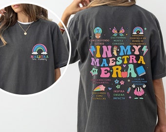 In My Maestra Era, In My Teacher Era Shirt, In My Teacher Era, Dual Language Teacher, Camisa De Maestra, Maestra Era, Teacher Era Shirt