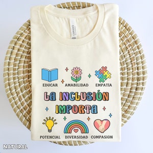 Inclusion Matters Tshirt, Inclusion Matter, Autism Awareness T Shirts, Neurodiversity Shirt, Special Education Shirt, Sped Teacher Shirt
