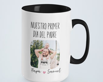 Dia Del Padre, Taza Personalizada, Vaso Para Papá, Fathers Day Gift, Fathers Day Mug, Feliz Dia De Padre, Nuevo Papá, Papá Regalo