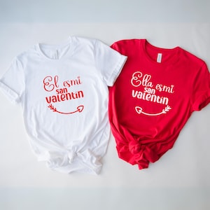 Christmas Gifts Deals for Days,Jovati Couples Shirts Couple Matching Theme White Cute Love Heart Shirts Boyfriend Girlfriend Husband Wife Shirts