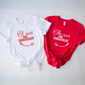 Christmas Gifts Deals for Days,Jovati Couples Shirts Couple Matching Theme White Cute Love Heart Shirts Boyfriend Girlfriend Husband Wife Shirts