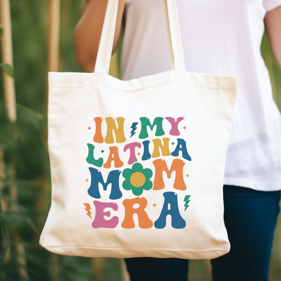 NISTOMISU Canvas Tote Bag For Grandma, Mom, Aunt - Large Beach & Shopping Bag, 17x12.5x7.9 Inches