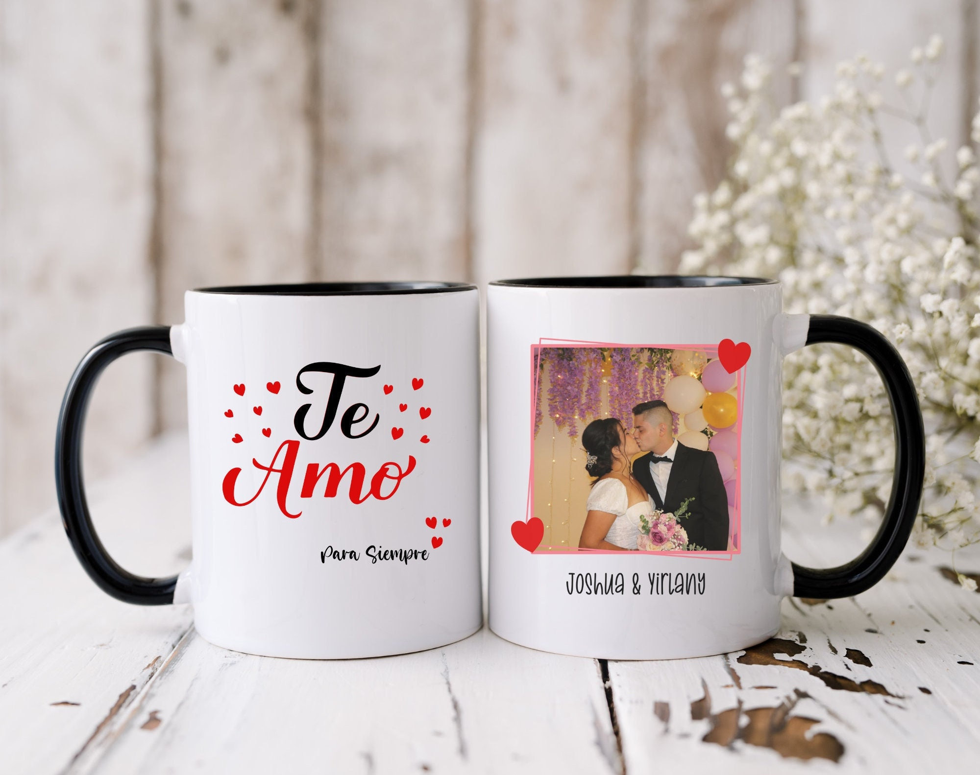 YWHL Regalos personalizados de aniversario de boda, cumpleaños para él,  regalos románticos personalizados para novio, marido, regalo de Navidad  para