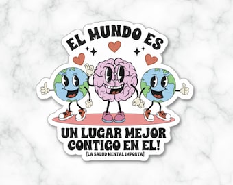 Mental Health Sticker, Mental Health Stickers, La Salud Mental Importa, Salud Mental Sticker, Mental Health Gift, Mental Health Awareness