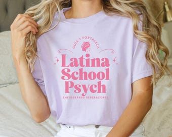 Latina School psych, Psicologa Escolar, shirt schoolpsychologie, shirt in mijn schoolpsycholoog tijdperk, shirt schoolpsychologie, cadeau schoolpsychologie