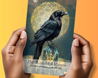 Nature & Intuition Oracle Deck – 54 Card Oracle With Guidebook | Gold Edge | Nature Based Divination