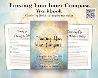 Intuition Workbook & Journal: Trusting Your Inner Compass with Printable Exercises, and Reflective Prompts for Inner Growth and Reflection