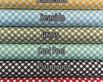 Poppie Cotton Farmhouse Favorites Gingham Picnic 100% Cotton