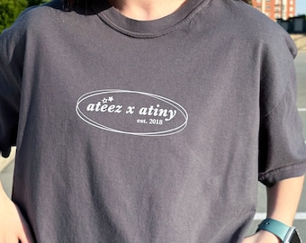 Ateez Atiny Shirt, ATEEZ Tee, Minimalist Tshirt, Subtle Kpop Merch, Ateez Aniteez,  Concert Outfit, Atiny Gift