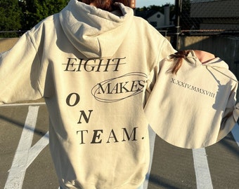 Ateez ATINY Sweatshirt, Ateez Hoodie, Kpop Sweater, Fan Made Merch, Golden Hour, Eight Makes One Team, Aniteez