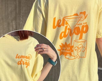 Lemon Drop Social Club Tee | Kpop Inspired Atiny Shirt