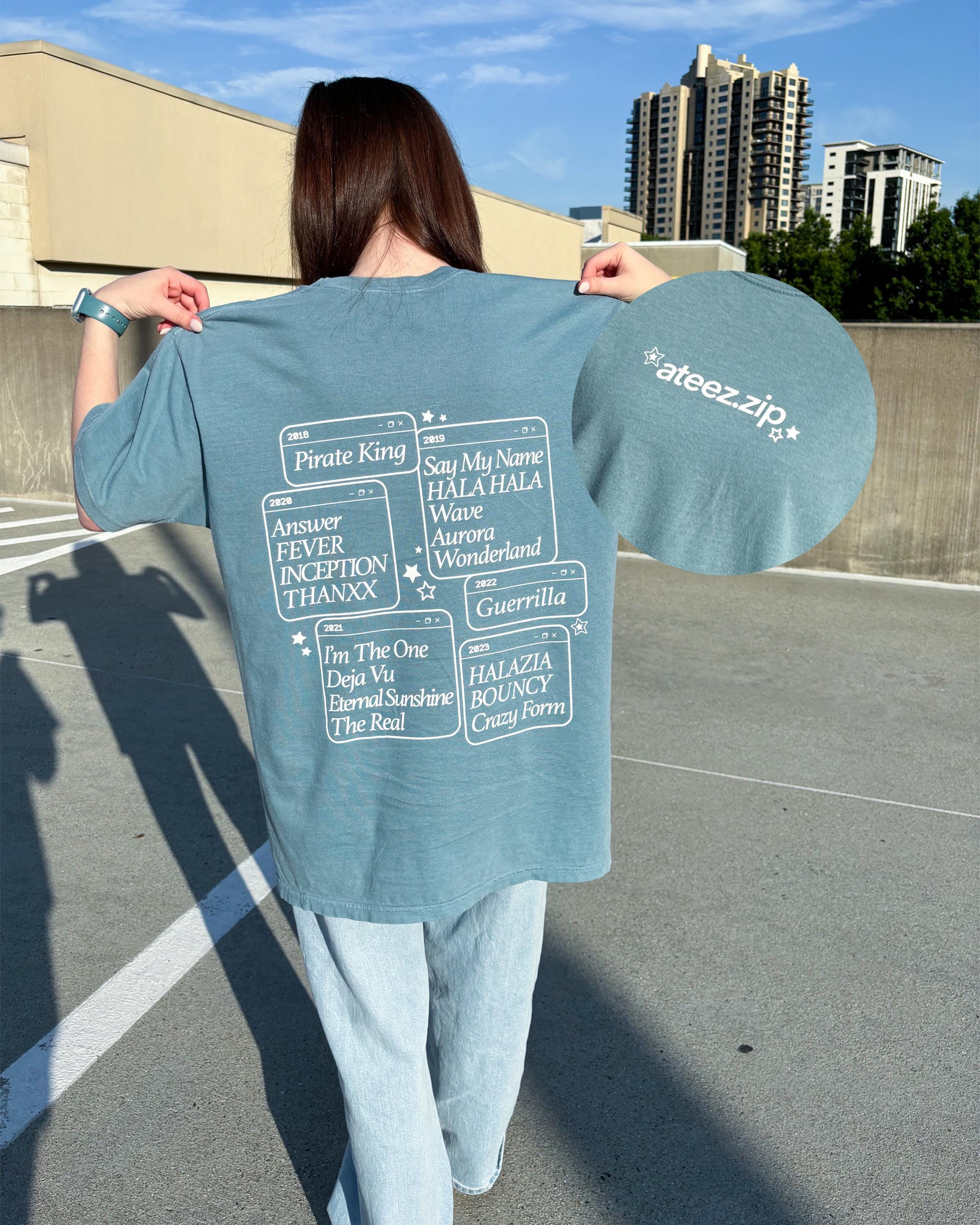 【SATIIIZ】Wootang Pigment Short-Sleeved T-shirt Carned Pigment Short-Sleeved T-shirt - satiiiz