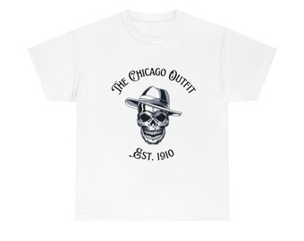 The Chicago Outfit Est.1910 Gangster Unisex Heavy Cotton Tee