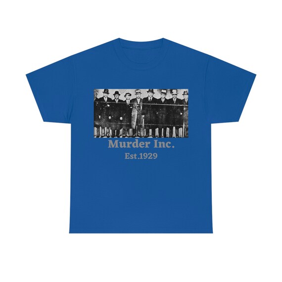 Murder Inc. Est 1929 Gangster Heavy Cotton Tee - Etsy