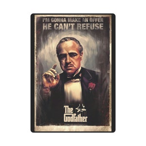 O Poderoso Chefão Oferece Cartas de Poker Gangster Casino Gambler
