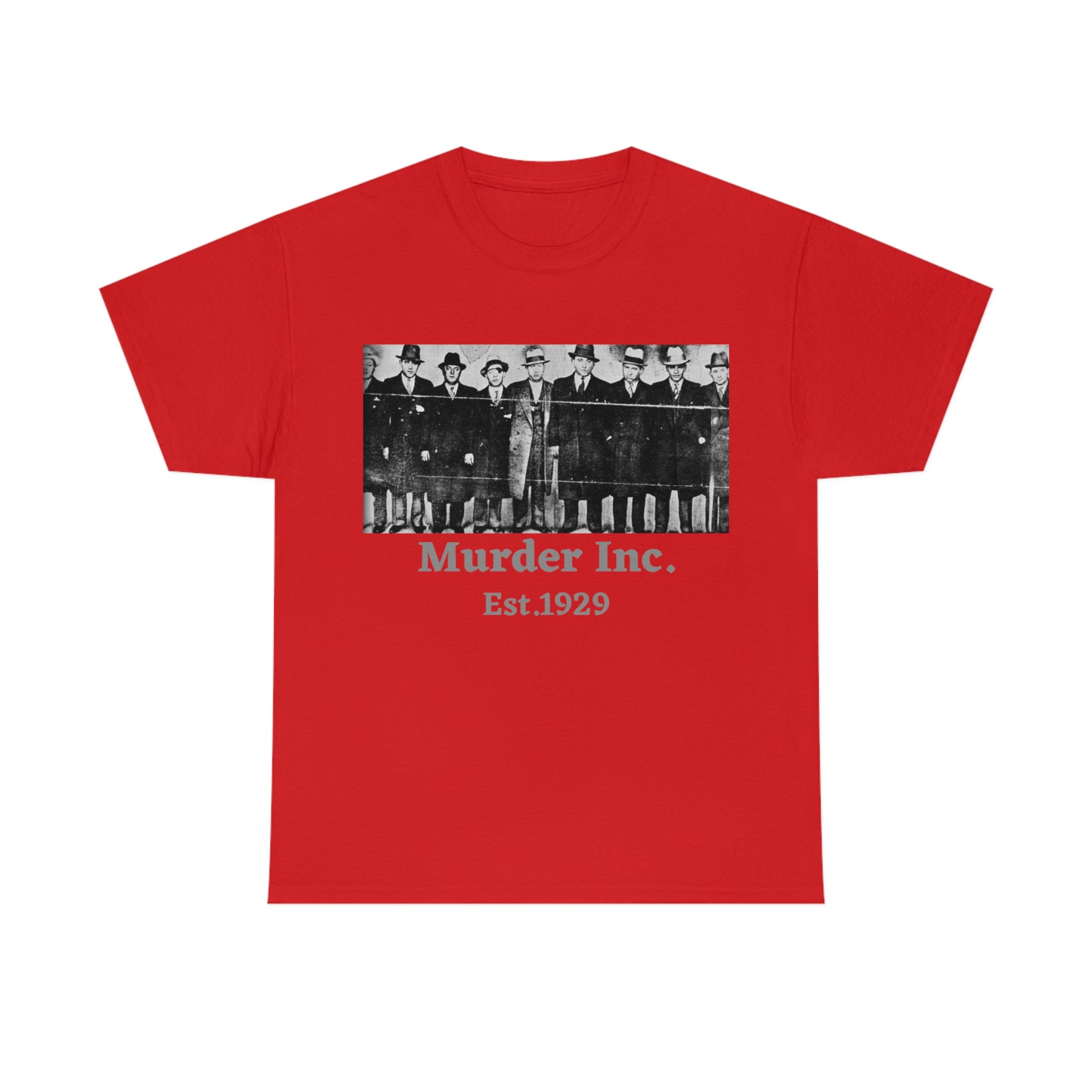 Murder MansionグラフィックTシャツ XXL Murder Inc. Est 1929 Gangster Heavy Cotton Tee - Etsy