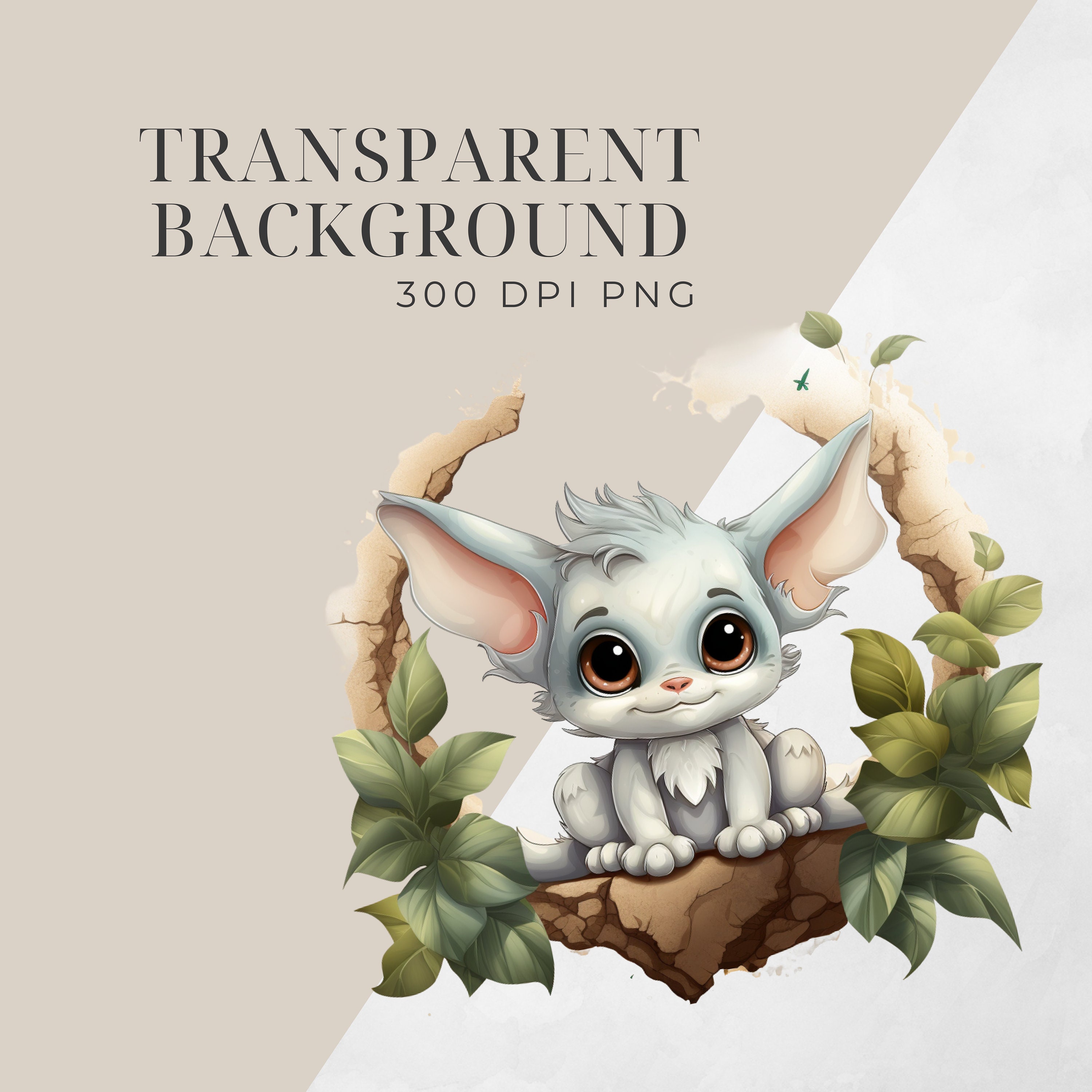 Adorable Cottagecore Gargoyle Clipart, SINGLE IMAGE, Spooky Cottagecore ...