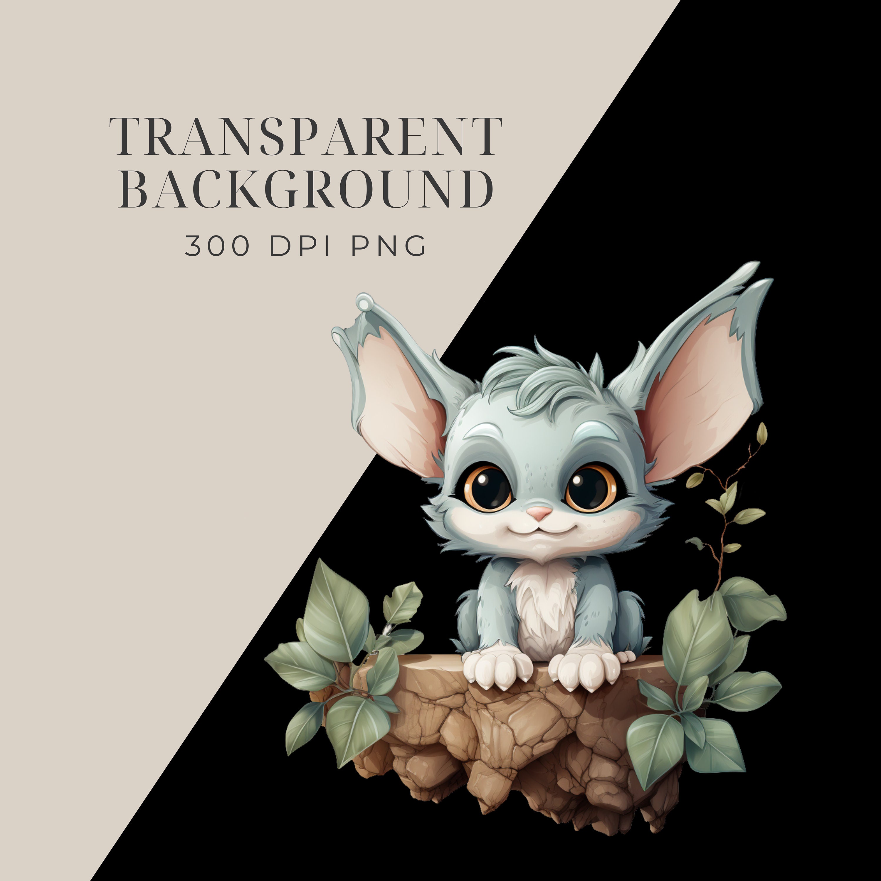 Cute Cottagecore Gargoyle Clipart, SINGLE IMAGE, Spooky Cottagecore ...