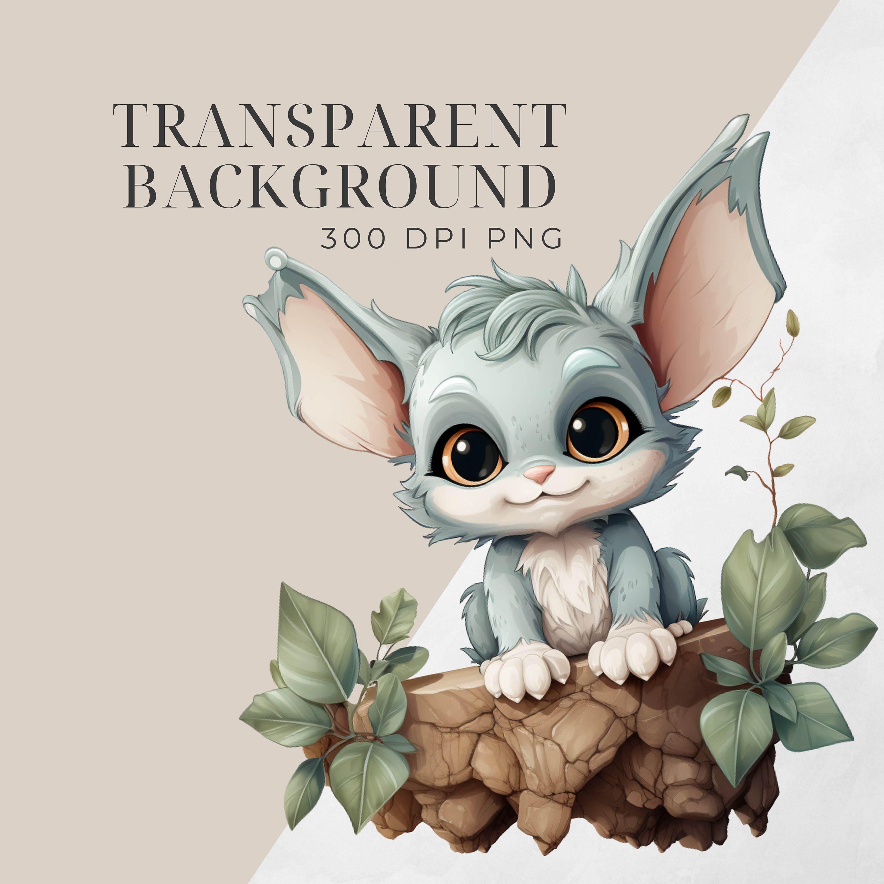 Cute Cottagecore Gargoyle Clipart, SINGLE IMAGE, Spooky Cottagecore ...