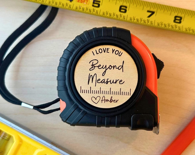 Engraved Tape Measure Personalized Husband Gift for Valentines Day Husband Anniversary Gift Personalized Boyfriend Gift Carpenter Gift