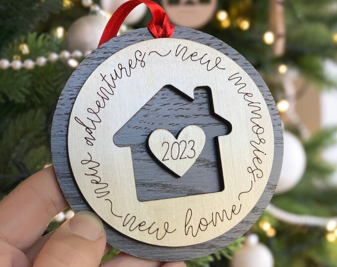 First Christmas New Home Ornament 2023 New Adventures New Memories New