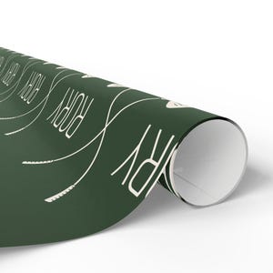 Custom Golf Wrapping Paper with Name Golf Gift Wrap Golf Christmas Gift Wrap Golf Dad Gift for Golf Lover Personalized Golf Gift image 2