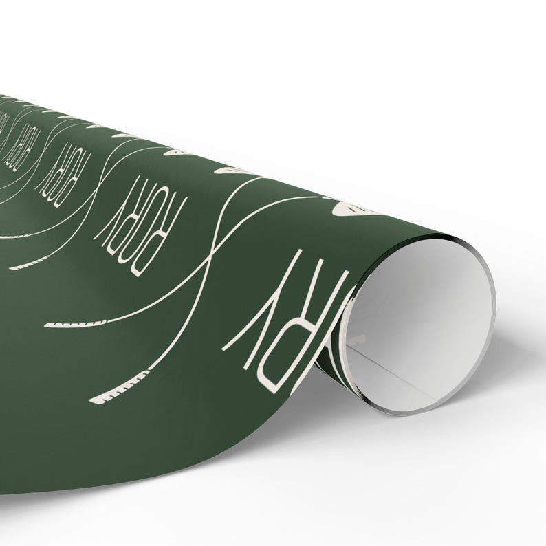 Custom Golf Wrapping Paper with Name Golf Gift Wrap Golf Christmas Gift Wrap Golf Dad Gift for Golf Lover Personalized Golf Gift image 2