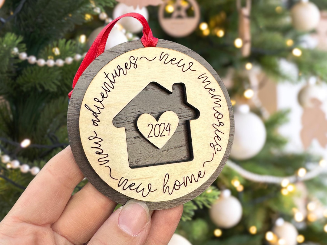 First Christmas New Home Ornament 2024 New Adventures New Memories New