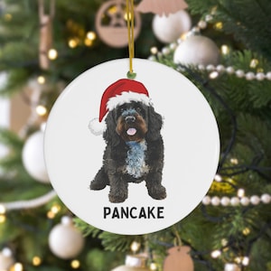 Portuguese Water Dog Ornament Personalized Portuguese Water Dog Christmas Ornament Portuguese Water Dog Gift Portuguese Water Dog Keepsake