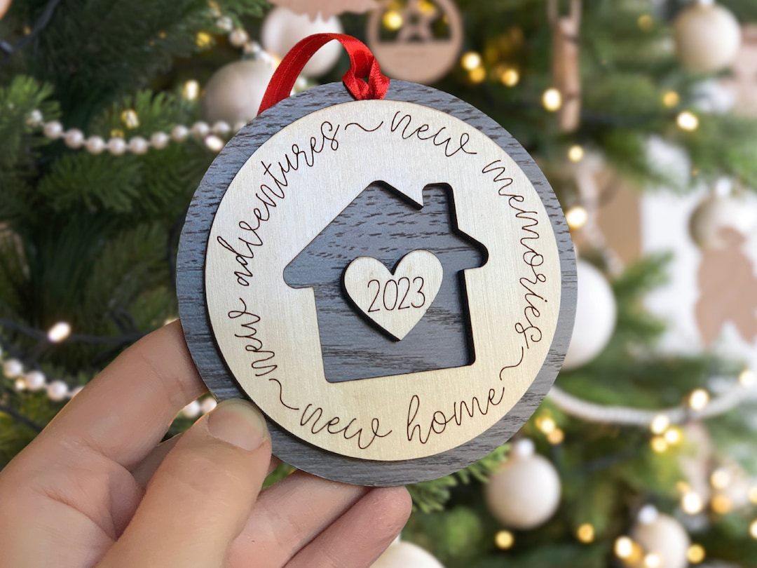 First Christmas New Home Ornament 2023 New Adventures New Etsy