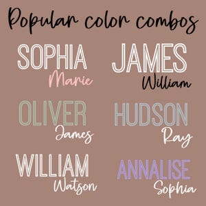 Wood Name Sign For Nursery Layered Name Sign Above Crib Sign Custom Nursery Wall Art Personalized Nursery Sign Personalized Nursery Wall Art image 7