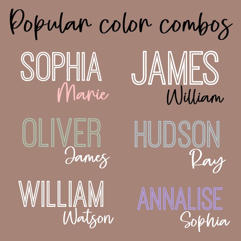 Wood Name Sign For Nursery Layered Name Sign Above Crib Sign Custom Nursery Wall Art Personalized Nursery Sign Personalized Nursery Wall Art image 7