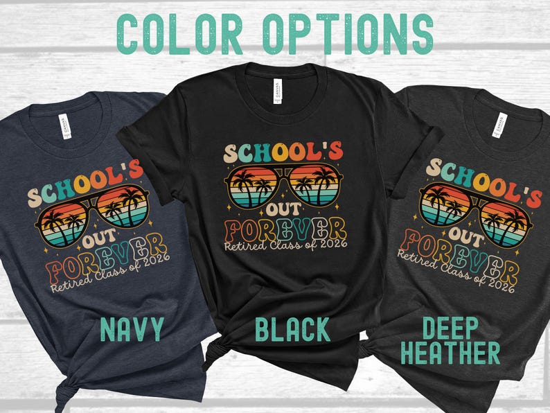 Teacher Retirement Shirt Teacher Retired Class of 2026 Retired Teacher Gift Retirement Party Shirt Schools Out Forever Retired 2026 Tshirt bild 5