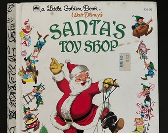 Little Golden Book "Walt Disney's Santa's Toy Shop"