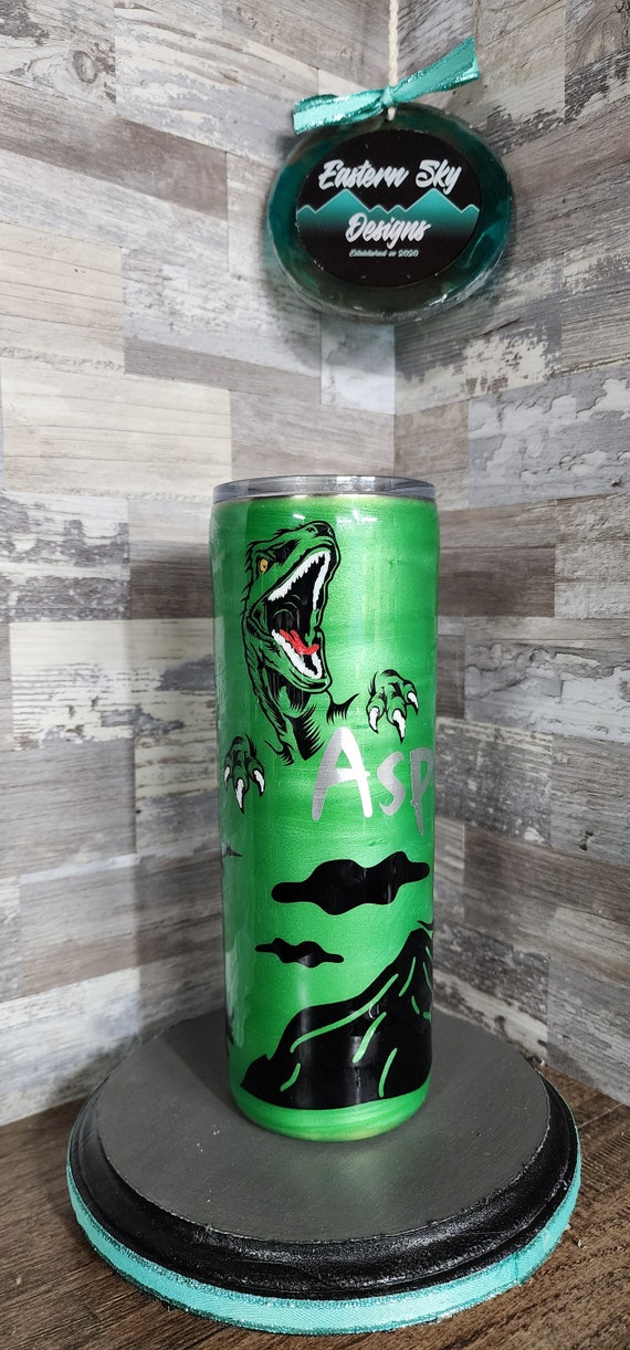 Custom Velociraptor Dinosaur Tumbler