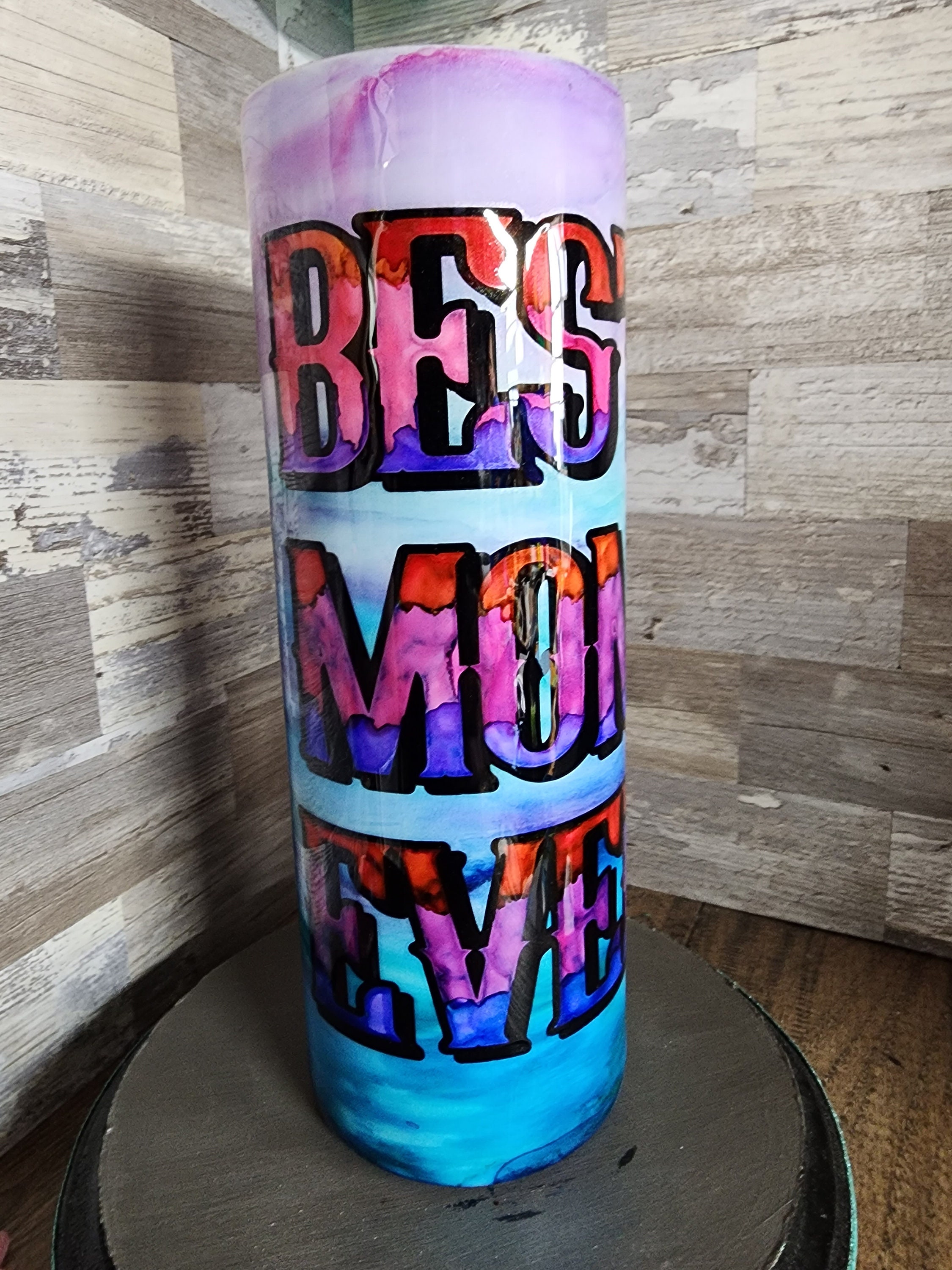 Best Bonus Mom Ever Tumbler Design Graphic by Carpentry Design