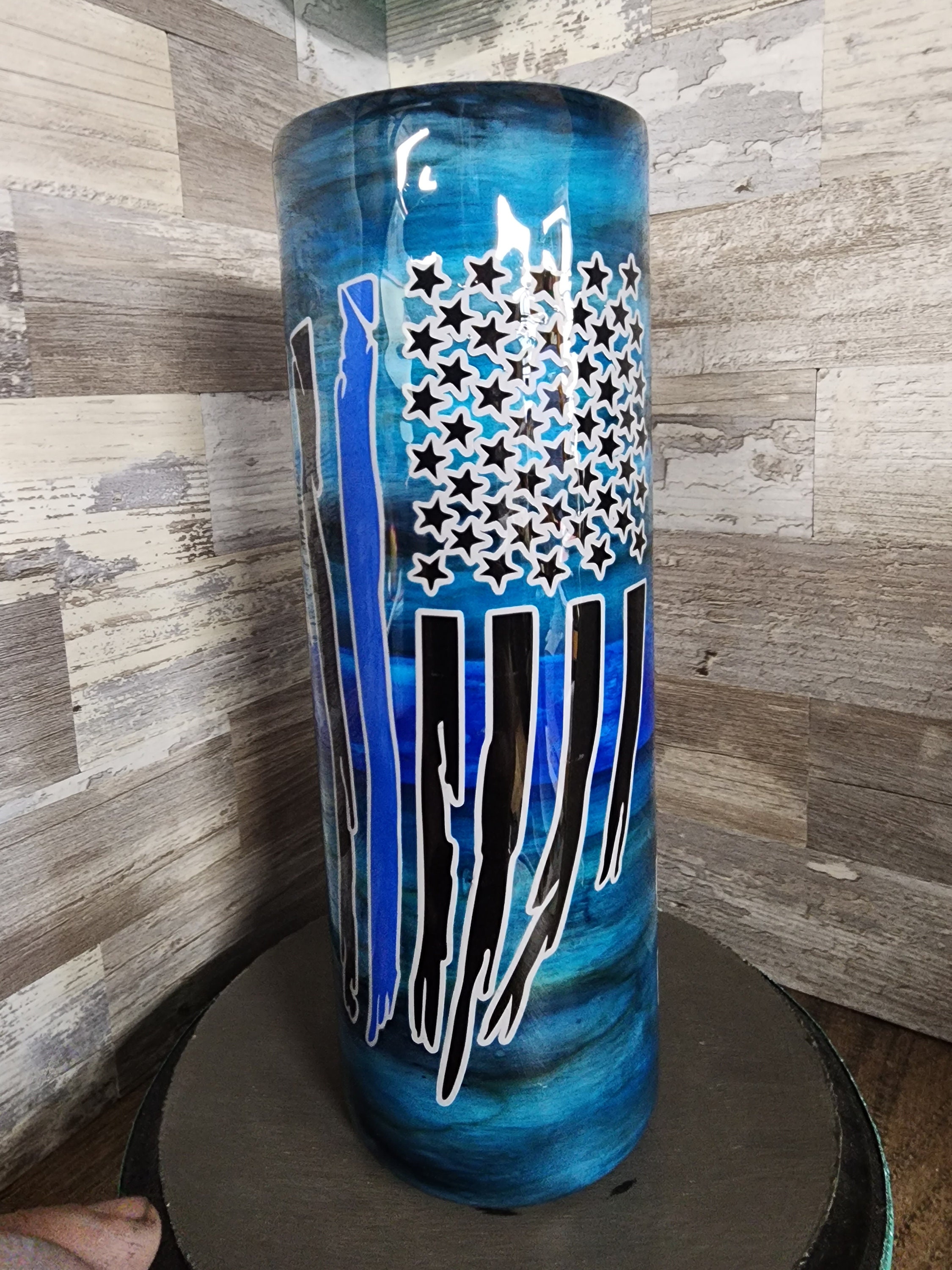 Blue Bling Cup – Perfectly Aligned Creations