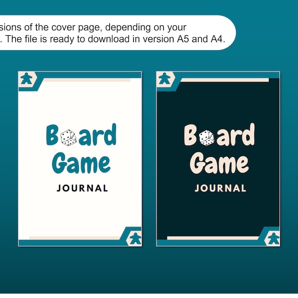 Game Board Journals Etsy