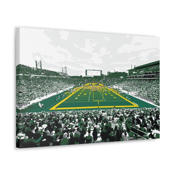 University of Alabama Birmingham UAB Protective Stadium Canvas Abstract Art, Ready to Hang | Fan Gift | Dorm Décor | Home & Sports Décor