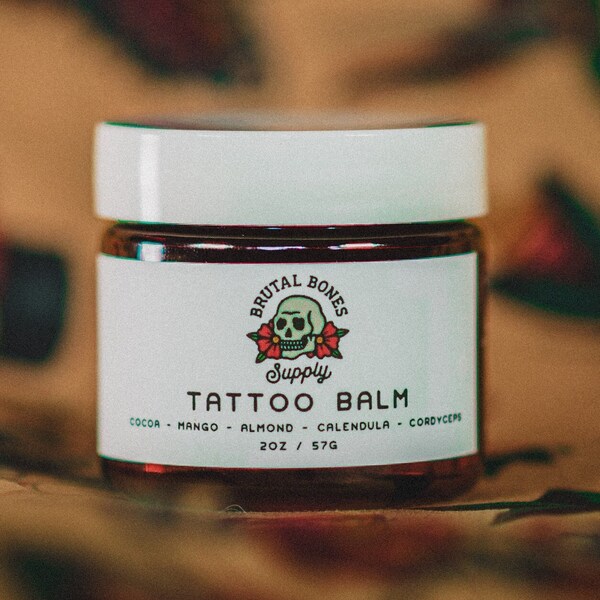 Tattoo Balm That Moisturizes - Natural Tattoo Aftercare - Best Ointment For Tattoos