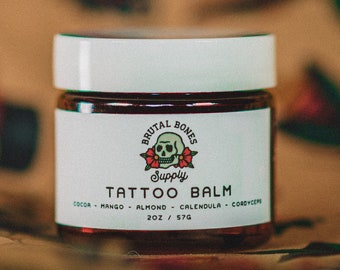 Tattoo Balm That Moisturizes - Natural Tattoo Aftercare - Best Ointment For Tattoos