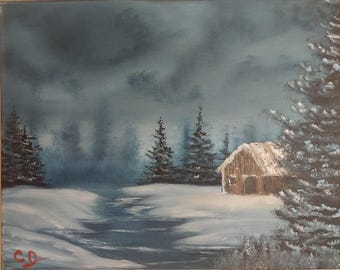 Cold Winter Cabin