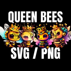 Queen Bee SVG, queen of the bees svg, bee queen svg, bees, bumble bee svg, queen bee png, bee queen png, bumble bee png, bumblebee svg