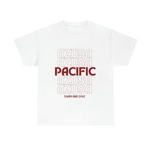 Unisex Azusa Pacific Swim and Dive Cotton Tee